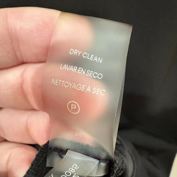 Calvin Klein Bow Neck Sleeveless Sheath Dress Size 6P Black Career Work - Picture 5 of 8